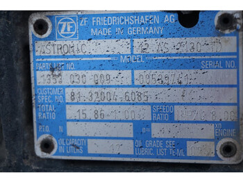Gearbox for Truck ZF 12AS2130DD TGX: picture 5