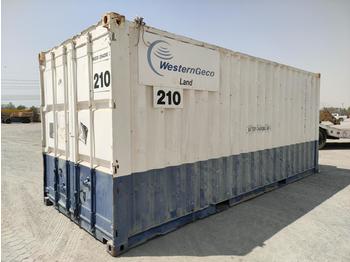 Construction container 20' Battery Charger Container c/w Modified Battery Racks, AC Units  (GCC DUTIES NOT PAID): picture 1