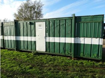 Construction container 24' Site Office Cabin with Steel Door, Security Shutters and Adjustable Jack Legs (Being Sold From Pictures, Contact Office For Collection Address Details, Postcode LE15 8RN): picture 1
