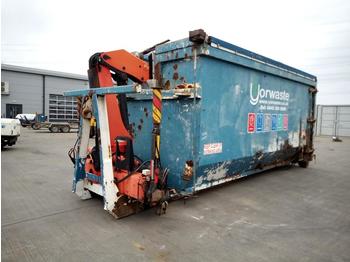 Roll-off container 30 Yard RORO Skip to suit Hook Loader Lorry, Radio Controlled Palfinger PK12502 Crane, Easy Sheet: picture 1