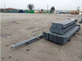 Construction container Steel Frame Building 80' x 30' x 12', 4 x 20' Bays, Main Frame Fixings
