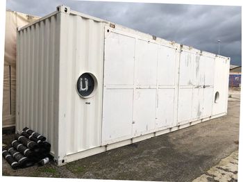 Shipping container Container uso esposizione 9 x 2,5 metri, con due pedane per ingresso laterale: picture 1