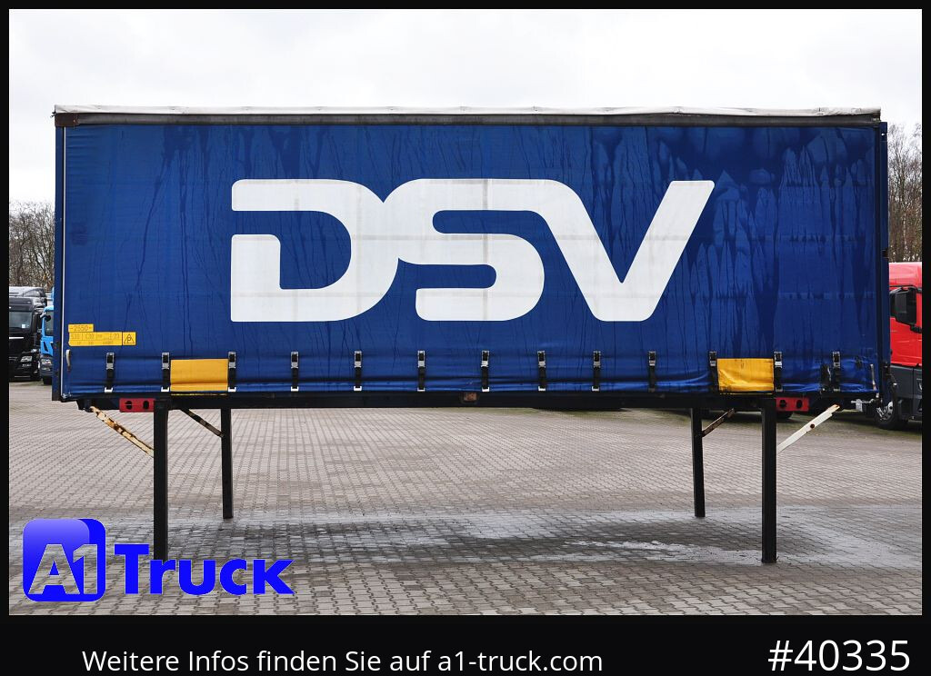 Curtainside swap body KRONE 7.45 BDF Wechselbrücke, Schiebeplane