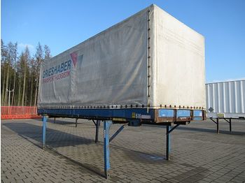 Curtainside swap body Krone 2 x Plane 7,15 m