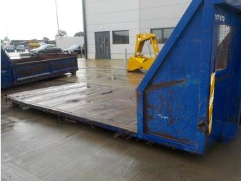 Roll-off container Flat Bed Body to suit Hook Loader Lorry: picture 1