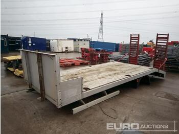  Beavertail Flat Bed Body to suit Lorry, Winch, Ramps - flatbed body