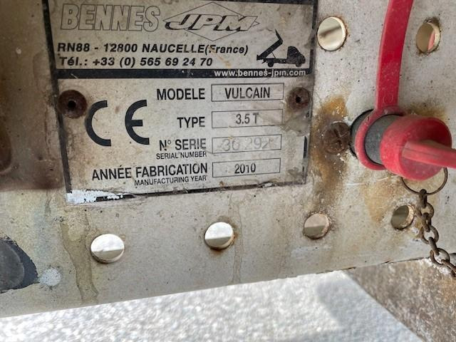 Flatbed body JPN BENNE benne basculante