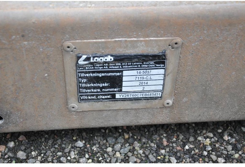 Swap body/ Container Lagab 7119-C-L