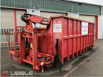 Roll-off container, Loader crane MKG Abrollcontainer mit Kran*18m³*Schrottgreifer: picture 1