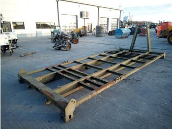 Roll-off container RORO Flat Rack to suit Hook Loader Lorry: picture 1
