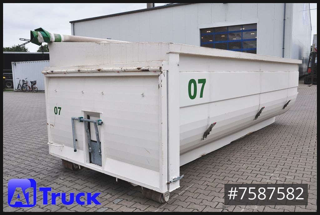 Roll-off container MERCEDES-BENZ Abrollcontainer, 25m³, Abrollbehälter, Getreideschieber,