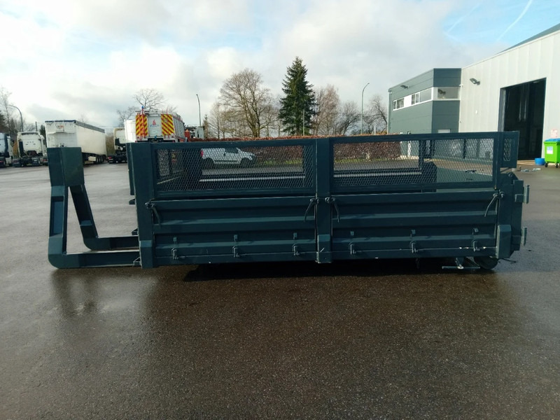 Roll-off container Masterbenne ridelles + emplacement pour grue