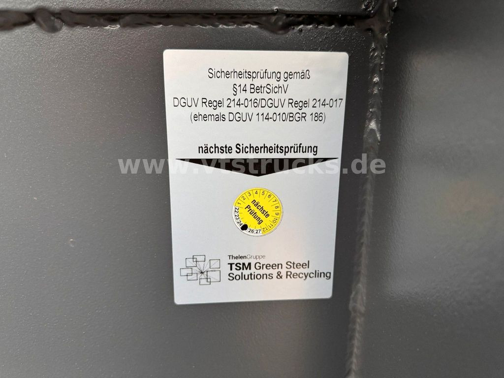 Roll-off container Thelen TSM Abrollcontainer 20 cbm DIN 30722 NEU