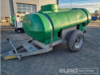  Trailer Engineering Single Axle Plastic Water Bowser - storage tank
