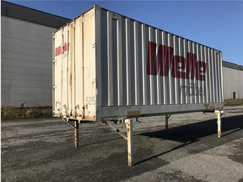 Swap body - box / - BDF Wechselbrücke Stahlkoffer 7,45 m Hecktüren