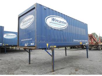 Swap body - box / - BDF Wechselbrücke Wellblech Stahlkoffer