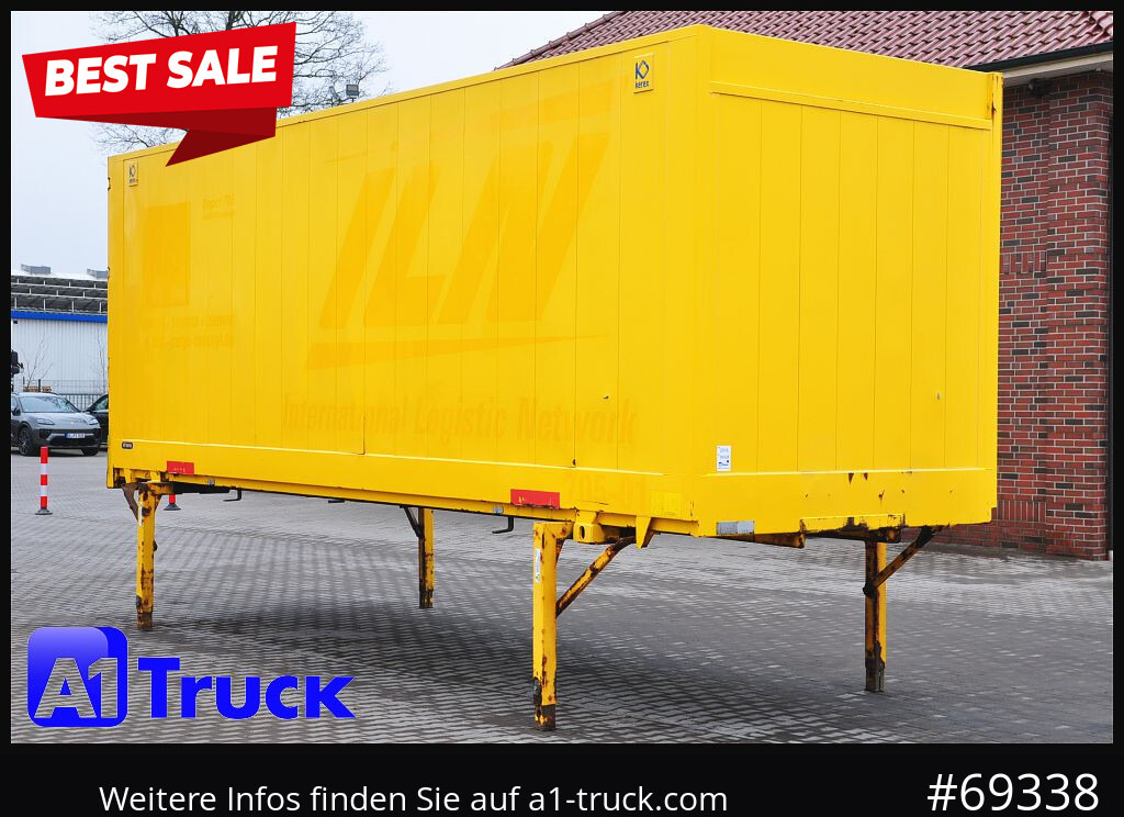 Swap body - box KRONE BDF 7,82 Wechselbrücke, 2730mm Innenhöhe.
