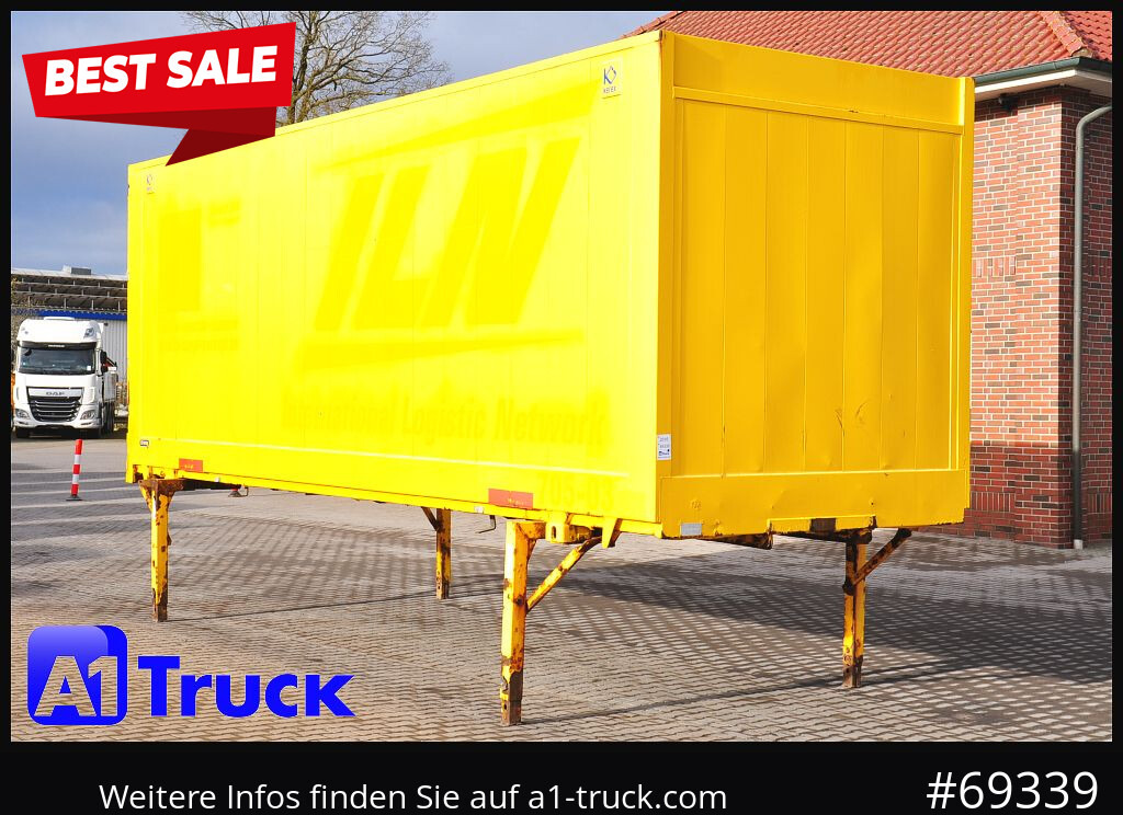 Swap body - box KRONE BDF 7,82 Wechselbrücke, 2730mm Innenhöhe.