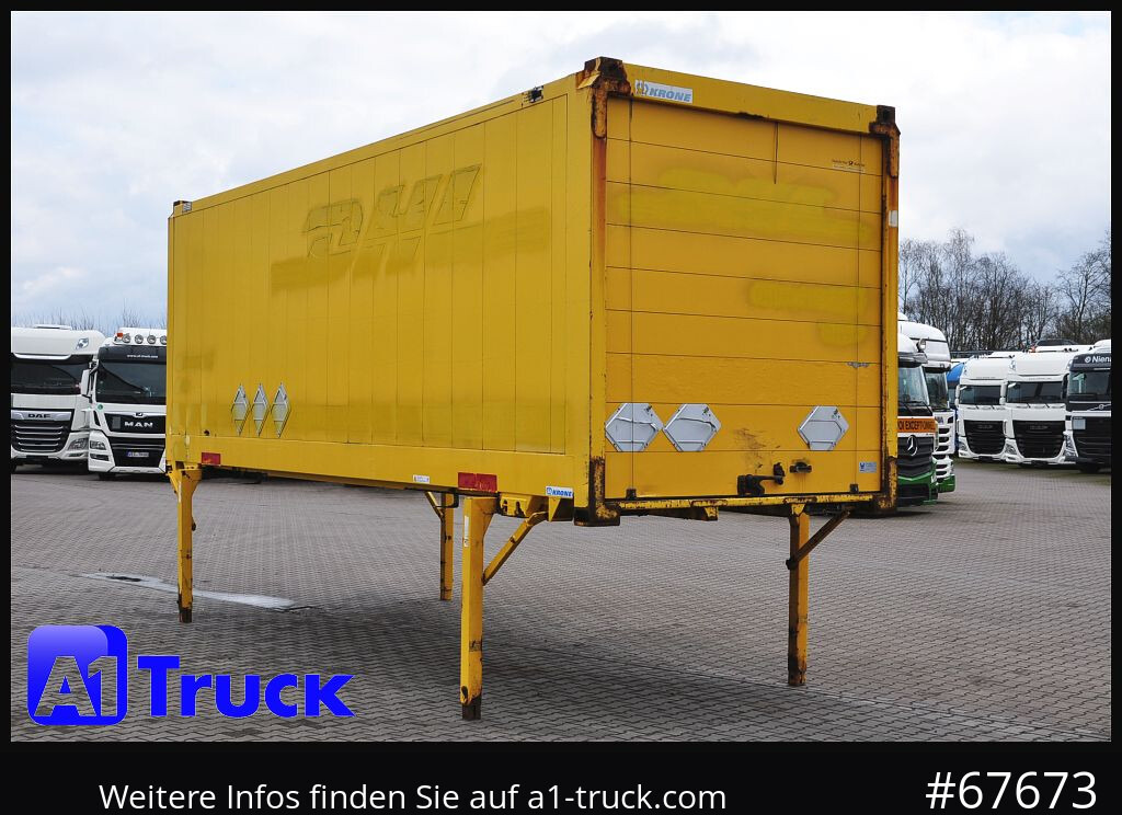 Swap body - box KRONE WB 7,45  Koffer, BDF Wechselbrücke 2550mm