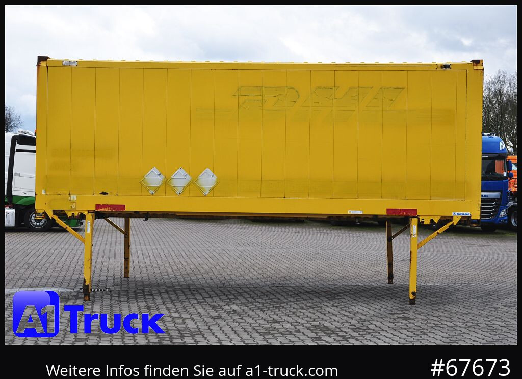 Swap body - box KRONE WB 7,45  Koffer, BDF Wechselbrücke 2550mm