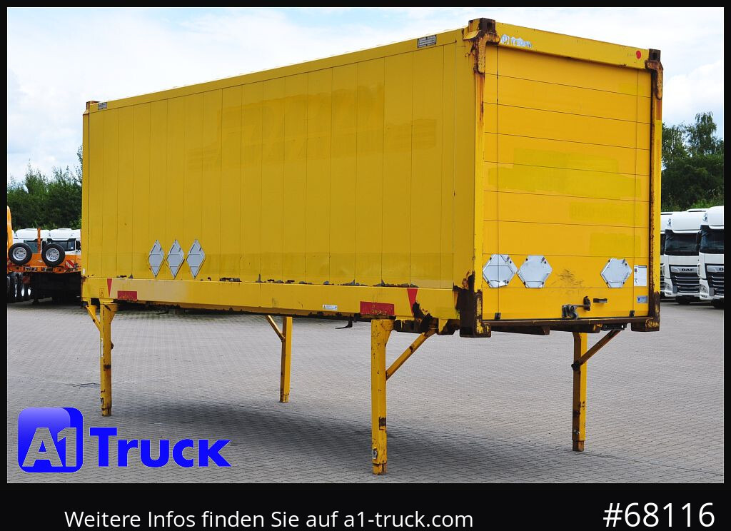 Swap body - box KRONE WB 7,45  Koffer, BDF Wechselbrücke 2560mm