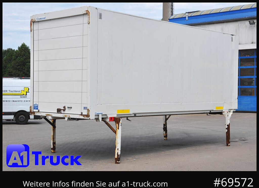 Swap body - box KRONE Wechselbrücke BDF 7,45 Koffer, Textil 2750mm innen, 20 x vorhanden
