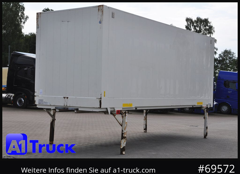 Swap body - box KRONE Wechselbrücke BDF 7,45 Koffer, Textil 2750mm innen, 20 x vorhanden