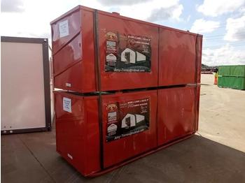 Construction container Unused 2021 Golden Mount 40' x 60' x 21' Peak Storage Shelter, Double Trussed Galvanised Tube, Peak Roof Frame: picture 1
