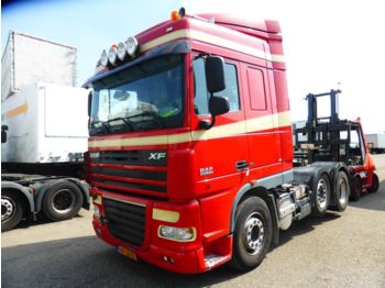 Tractor unit DAF FTG XF 105 410 6x2 spacecab motor schade: picture 1