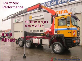 Tractor unit MAN 28.403  6x6  Kran  PK21502  lenkbare 3. Achse: picture 1