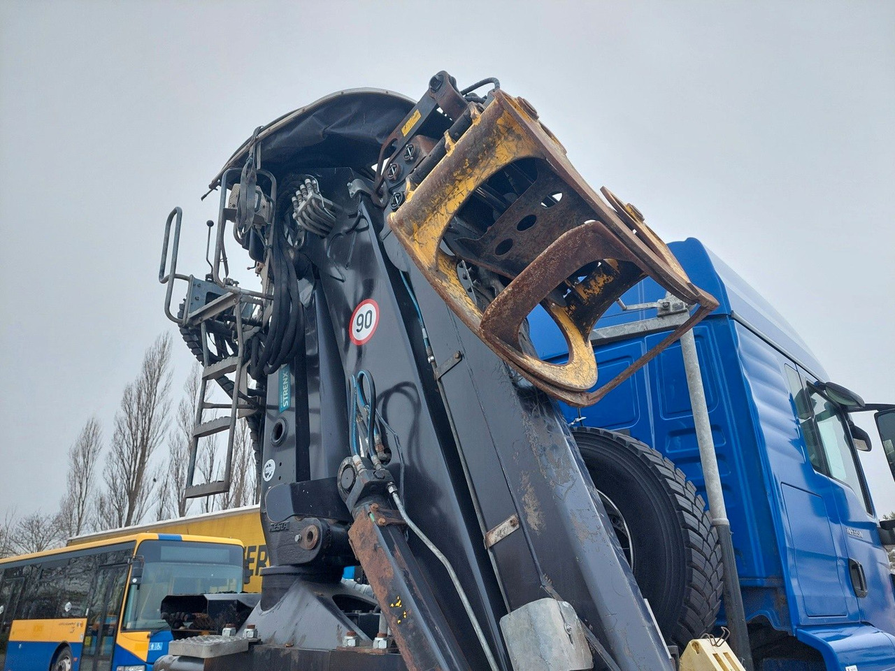 Tractor unit MAN TG3 33.510 6X6 BL KRAN LANGHOLZ Kesla 2117ZT94