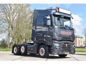 Renault T520 6x2/4 - ONLY 79 TKM - NAVI - PARK. AIRCO - 2 x FUEL TANKS - ALCOA'S - LED LIGHTS - KEYLESS START - - Tractor unit: picture 1