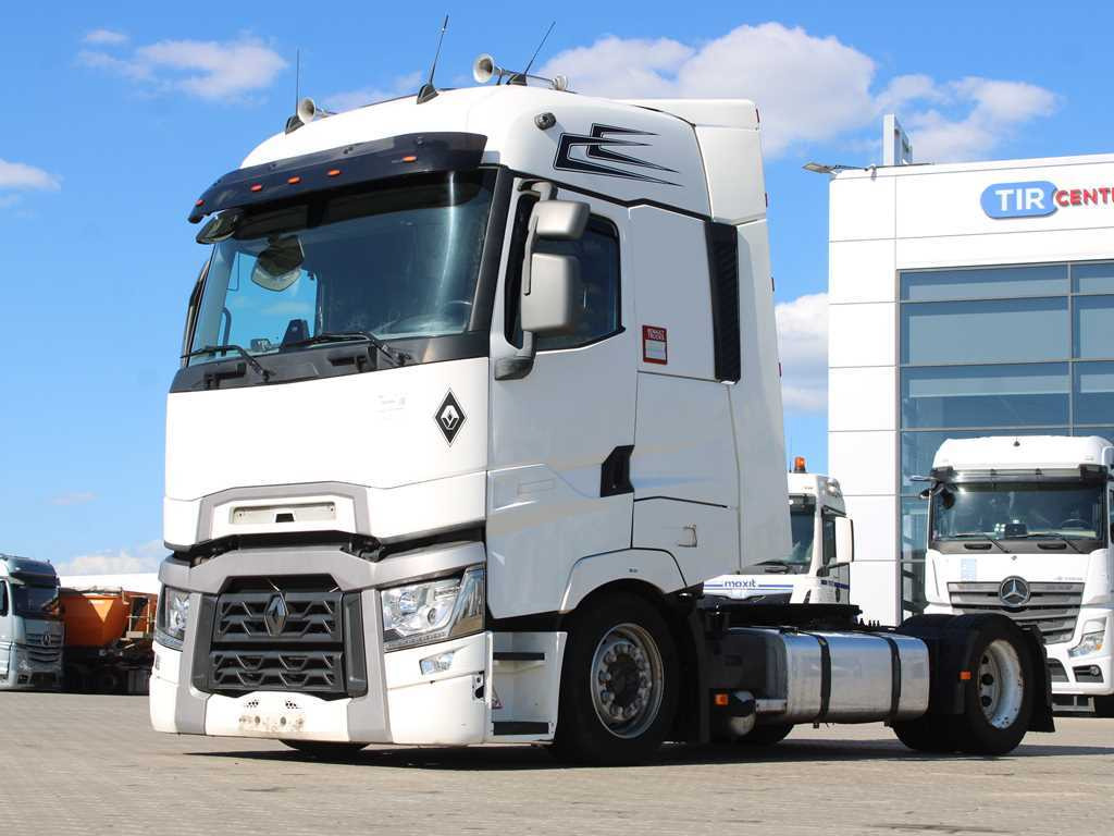 Tractor unit Renault T520, LOWDECK, EURO 6, TIRES 80%