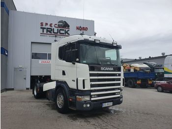 Tractor unit SCANIA L124.470, Steel /Air: picture 1