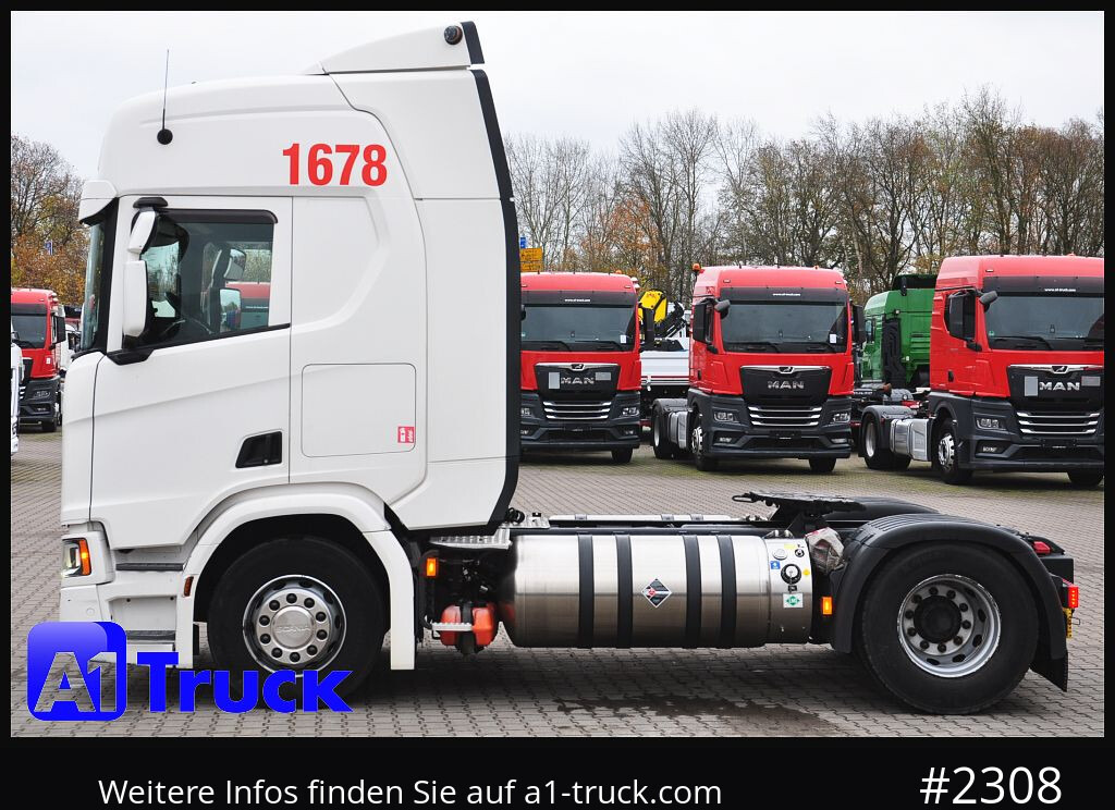 Tractor unit SCANIA R410 LNG Retarder Navi, ADR GGVS