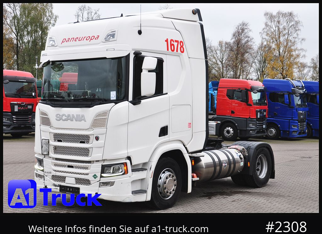 Tractor unit SCANIA R410 LNG Retarder Navi, ADR GGVS