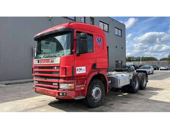 Tractor unit Scania 124 - 400 (MANUAL GEARBOX / MANUAL PUMP / STEEL SUSPENSION / 6X4 / 10 TIRES): picture 1