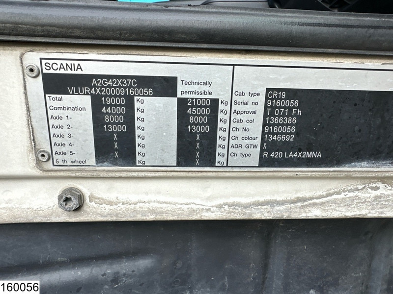 Tractor unit Scania R 420 Manual, Retarder, Hydraulic: picture 7