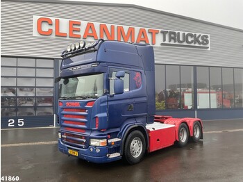 Tractor unit Scania R 560 V8 6x4 Retarder Manual Kiphydrauliek "King of the road": picture 1