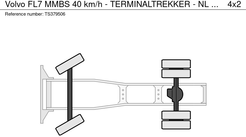 Tractor unit Volvo FL7 MMBS 40 km/h - TERMINALTREKKER - NL TREKKER - TOP!: picture 9