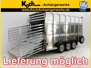New Livestock trailer 178x434cm 3,5t 213cm Tridem Doppelstock: picture 1
