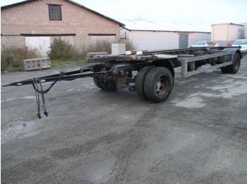 Container transporter/ Swap body trailer Ackermann EAF18-7,4 Wechselfahrgestell Zwillingsber. LOW: picture 1