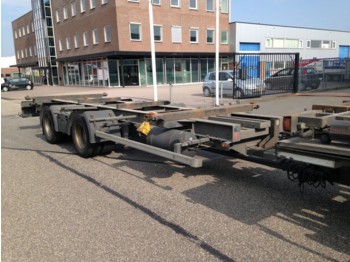 Container transporter/ Swap body trailer Ackermann Wissel AHW roestvrij: picture 1