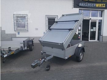 Car trailer Anssems - Alu Deckelanhänger 201x101x48cm Querträger: picture 1