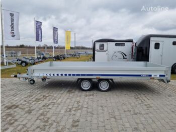 Autotransporter trailer LORRIES PLB-35 5021 laweta i przechylana skrzynia + najazdy
