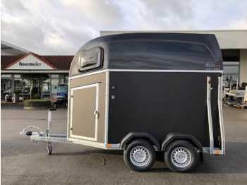 New Livestock trailer BOECKMANN Duo Esprit silv+bl ALB P Pferdeanhänger: picture 1