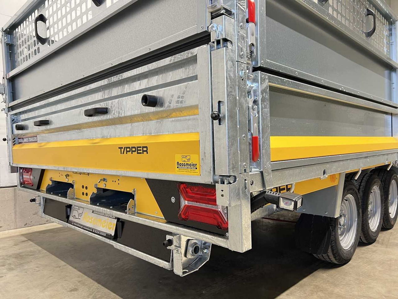 New Tipper trailer BRIAN_JAMES Cargo Tipper 2 3-Achser Gitter Rückwärtskipper: picture 11