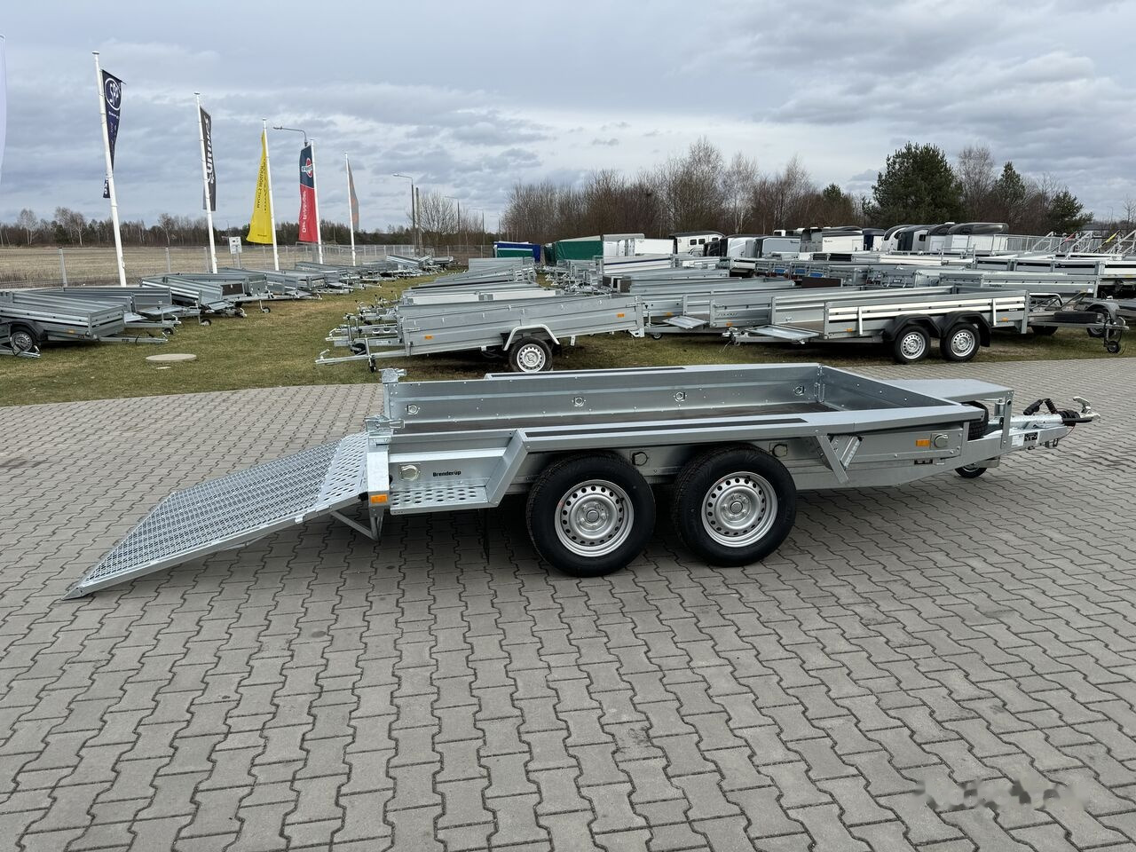 New Plant trailer for transportation of heavy machinery Brenderup MT 3080 GVW 2700 kg machine transporter mini excavator: picture 33