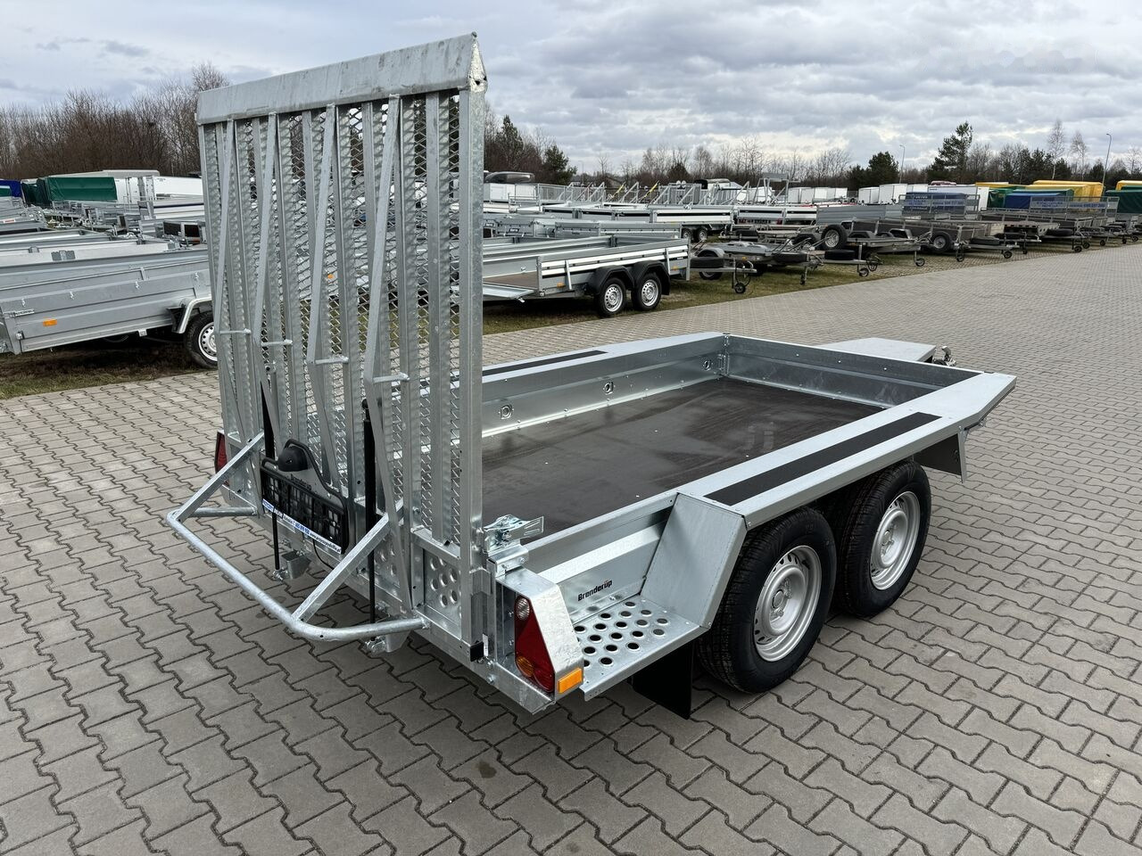 New Plant trailer for transportation of heavy machinery Brenderup MT 3080 GVW 2700 kg machine transporter mini excavator: picture 20