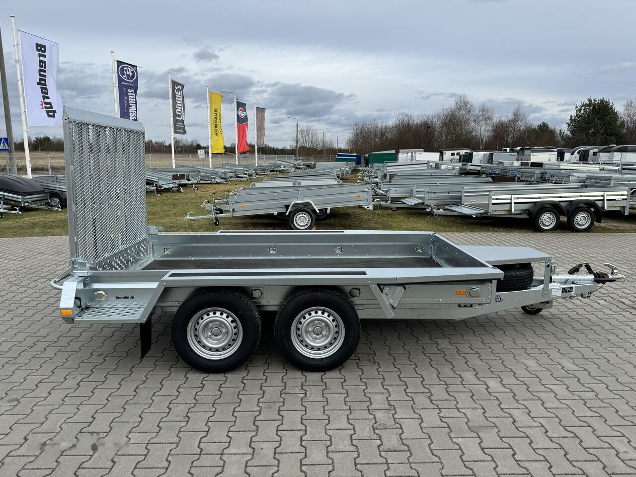 New Plant trailer for transportation of heavy machinery Brenderup MT 3080 GVW 2700 kg machine transporter mini excavator: picture 22